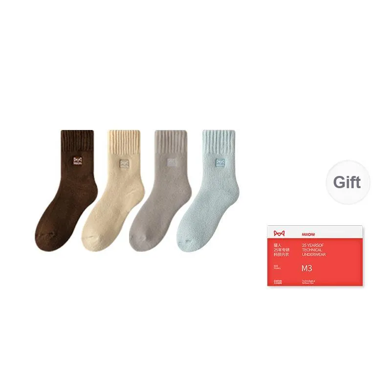 MIIOW Trend Party Series Mid Calf Socks Women's Shopping Bag Combo Set-12