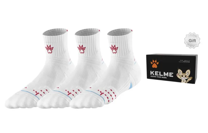 KELME Basketball Socks Unisex 3 Pack-29
