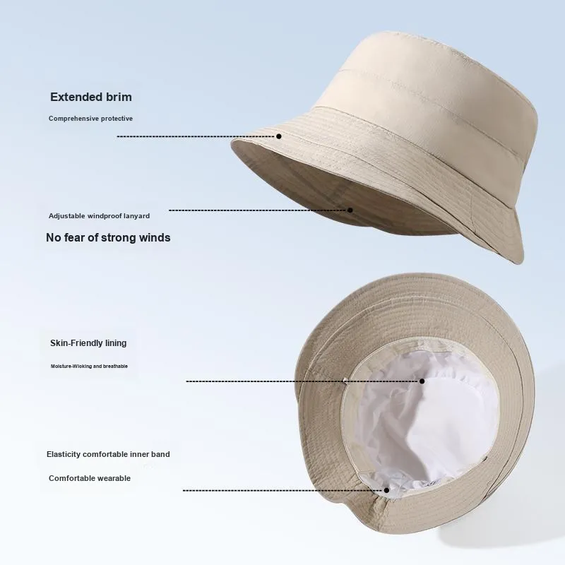 Shizhu Lightweight Bucket Hats Unisex-6