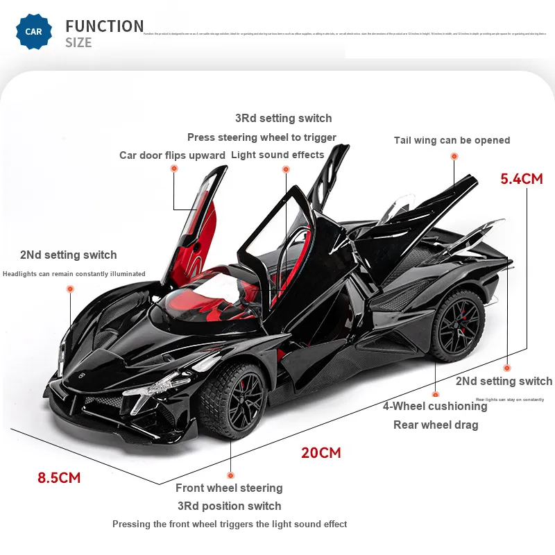 Chi Yu Car Play Racing Car Maintenance Scenario, Apollo EVO 1 24 Model Accessories-23
