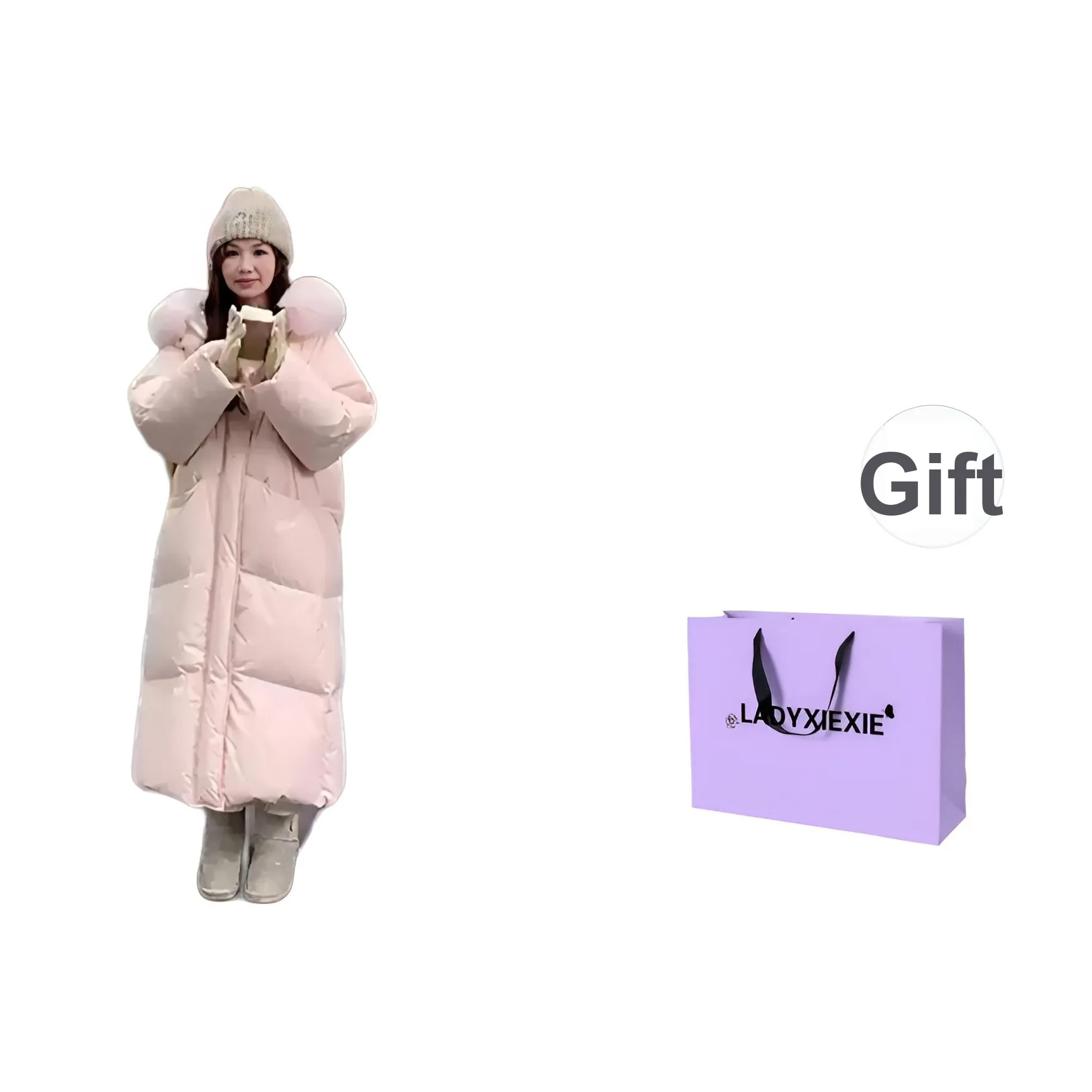 LADYXIEXIE Пуховик женский