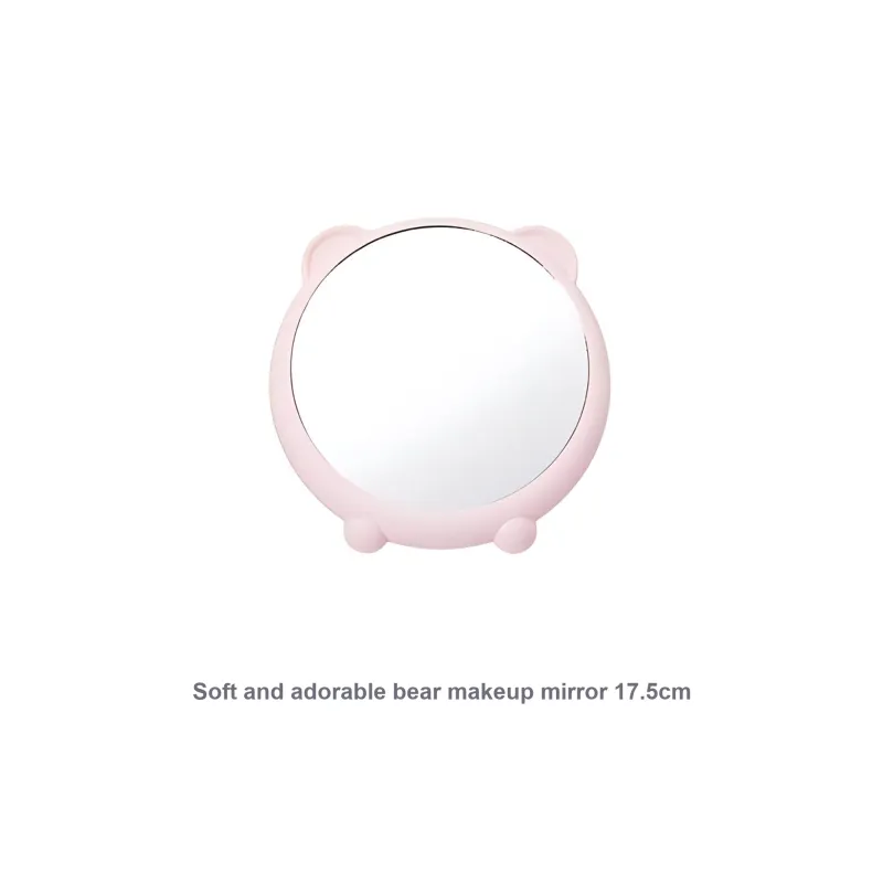 MINISO Soft Cute Bear Make Up Mirrors Portable 17.5cm-2