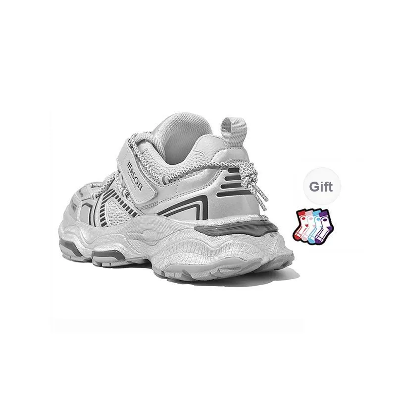 Masongarments Wear-Resistant Breathable Lightweight Height Increasing Low-Top Chunky Sneakers Unisex-6