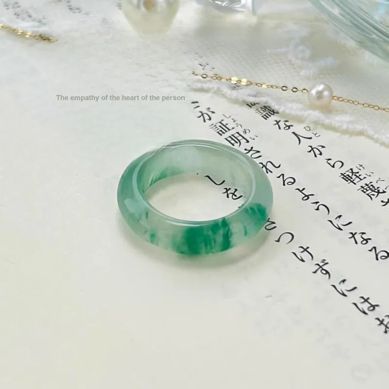 Zhen Yu Zhen Pin Dulong Jade Rings Unisex-3