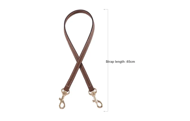 Lan Bao Fan Artificial Leather, Microfiber Bag Accessory, Modified Bag Strap Unisex Ecru-41