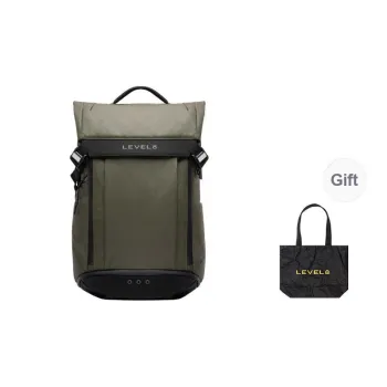 LEVEL8 Polyester Laptop Bag Backpack Tubas Unisex Multicolor