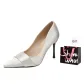 Silver+Shopping Bag