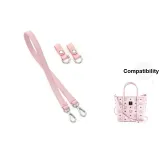 Pink Silver Buckle Shoulder Strap+Abrasion-Resistant Buckle