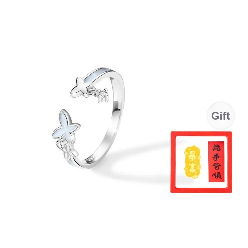 Chongqing Gold Store S925 Silver Rings Unisex-5