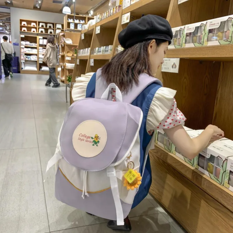 KARUISHA Nylon Backpack Women's Multicolor-8