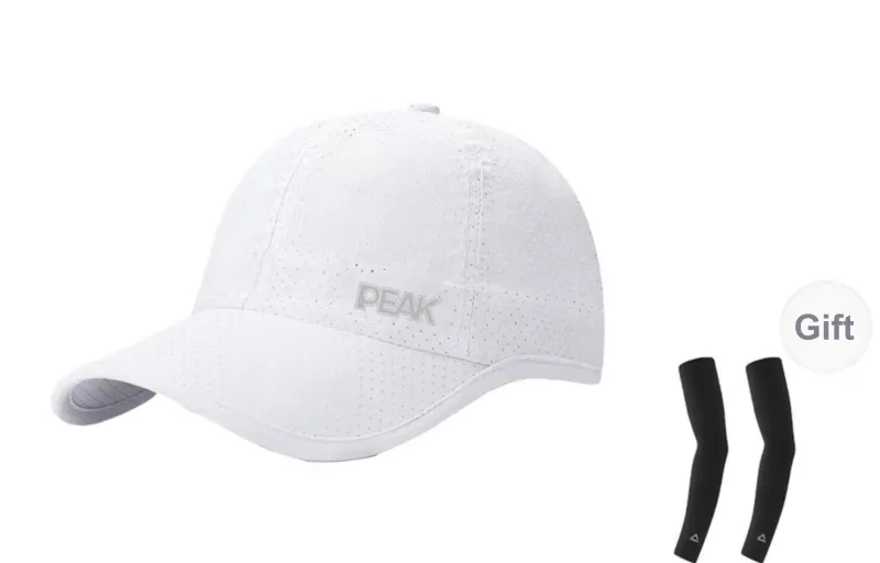 PEAK Polyester Baseball Caps Unisex Multiple Colors-11