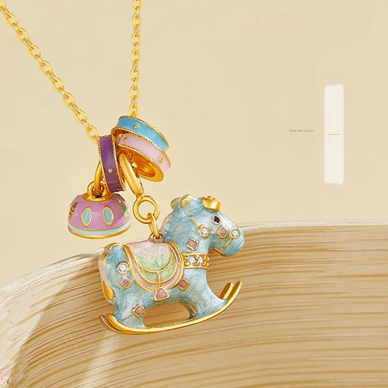 Long Fu S925 Silver Necklaces Women's-1