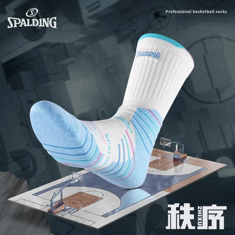 SPALDING Unisex Basketball Socks-2