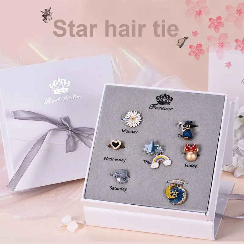 Enchanting Cat Alloy Hair Tie Women's-3