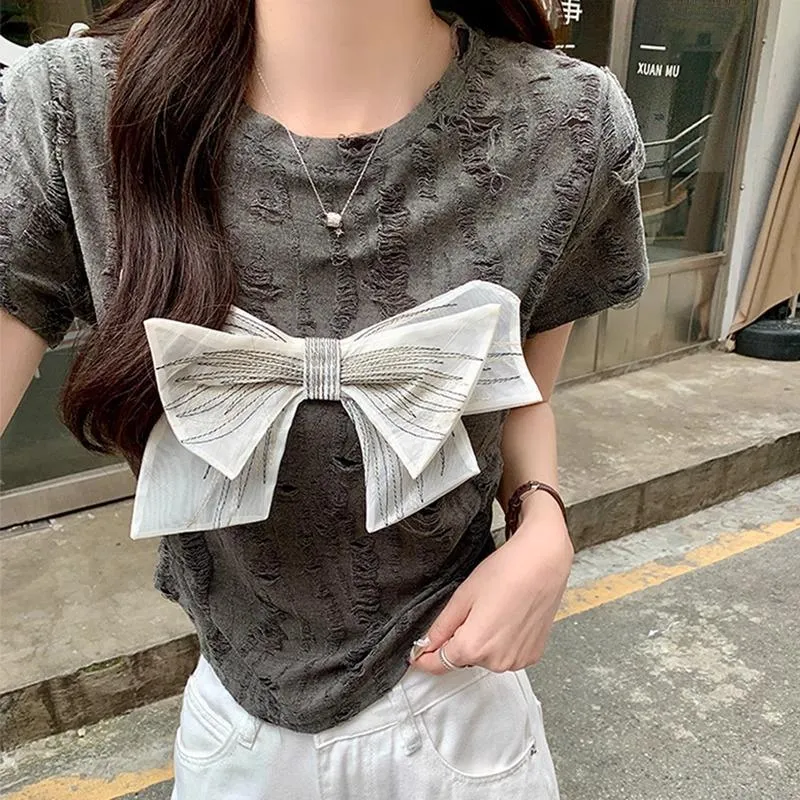 ARIADNAW STUDIO Set in Sleeve T Shirt Women's-2