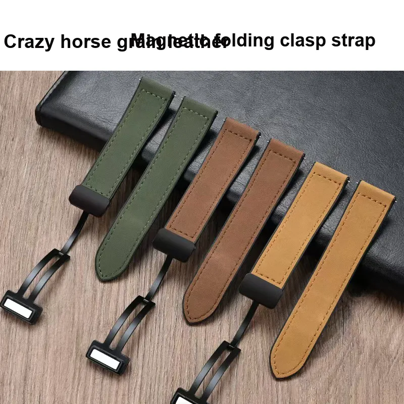 Vobafe OPPO Compatibility Watch Band 20.3cm Silicone, Leather Material-9