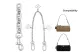 Pig Nose Extender Chain+Camellia Decorative Chain