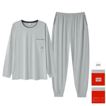 GOSO Pajama Set Men's Shopping Bag Light Gray