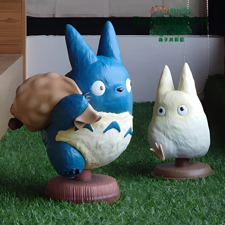 XIANGZIGONGHEGUO Display The Dragon Cat Discover The Lucky Ghibli Chibi Figures-3