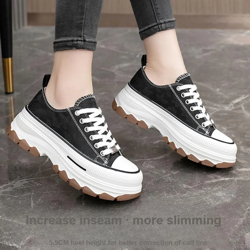 QITUMAUL Anti-Slip And Wear-Resistant Lightweight Balance Canvas Shoes Women's-3