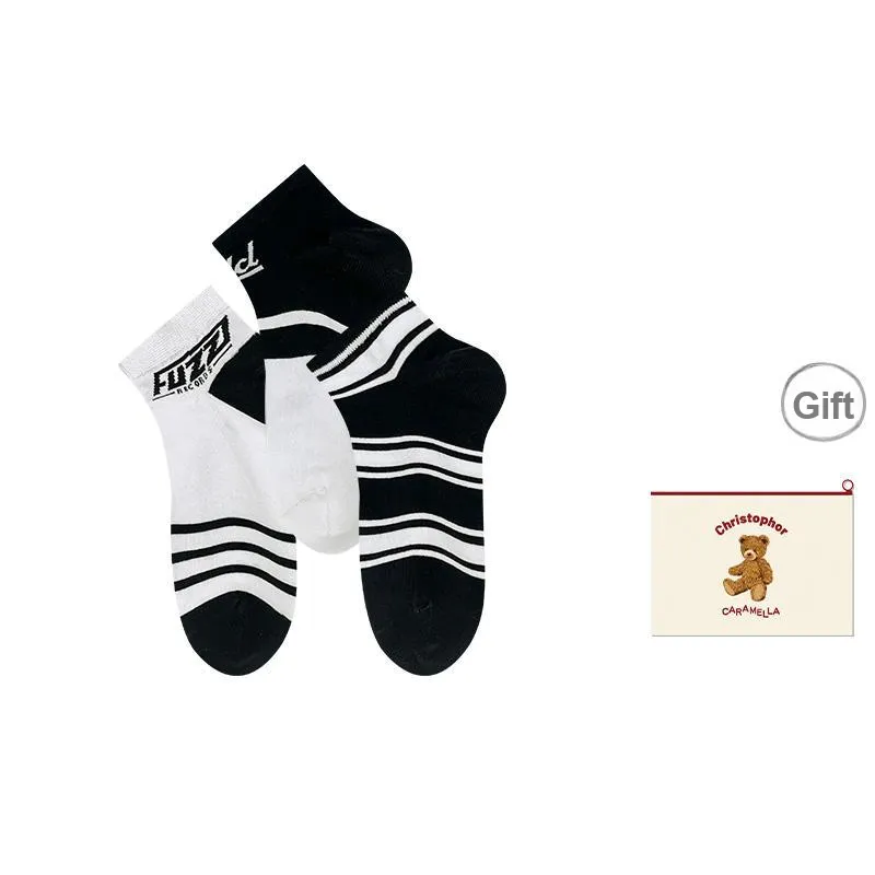 Caramella Ankle Socks Unisex Shopping Bag Combo-7
