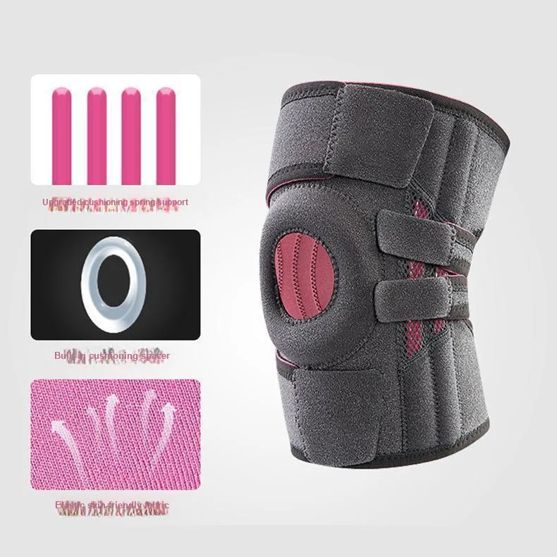 TMT Running Cycling Volleyball Soccer Badminton Basketball Unisex Polyester Polyamide Elastane Silicone Knee Pads-3