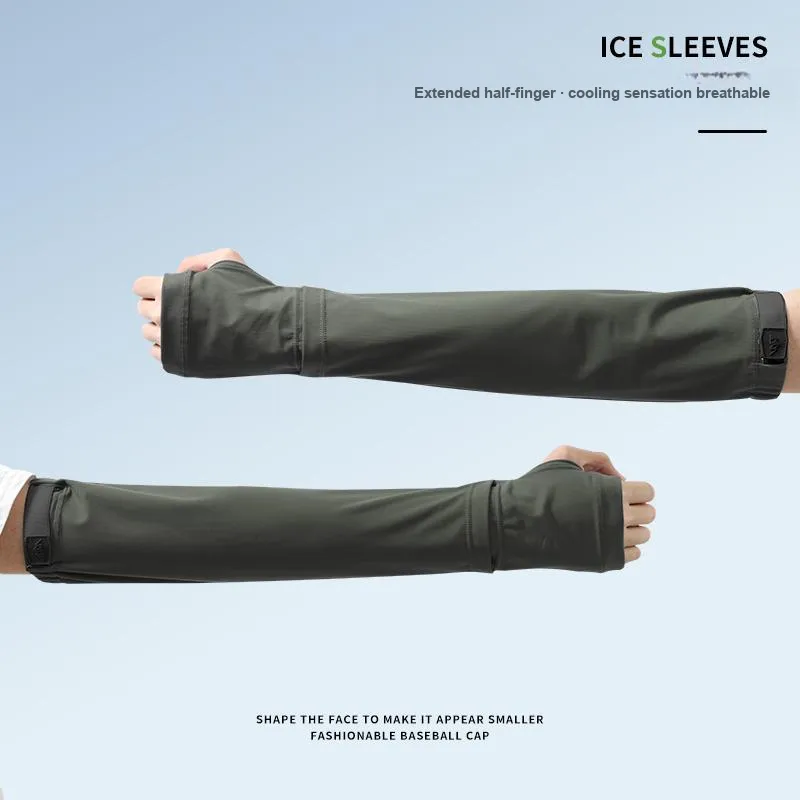NANJIREN Polyamide Sun Protection Sleeves Unisex-7