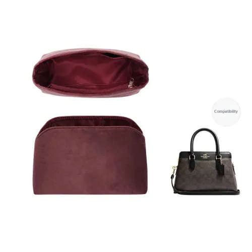 GUYI Flannelette Bag Accessories Women's Burgundy