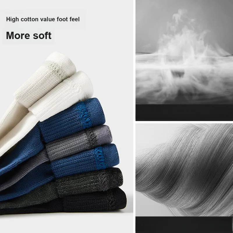 HLA Mid Calf Socks Men's 6 Pack-6