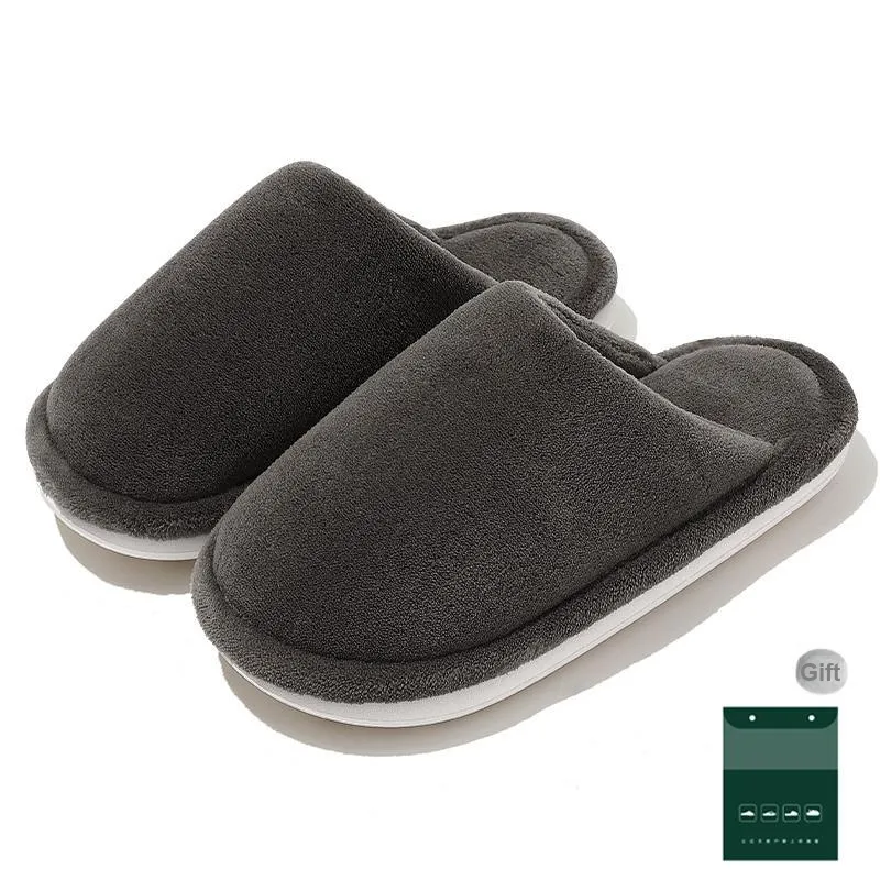 KUUJOO Cotton Slipper For Men In Winter-9