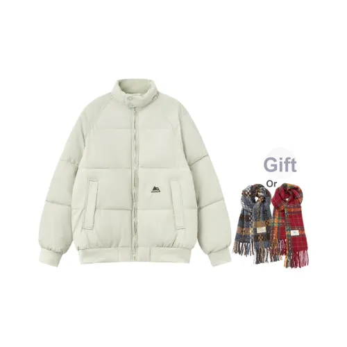 XUANSHU Хлопковый пуховик женский серый зеленый