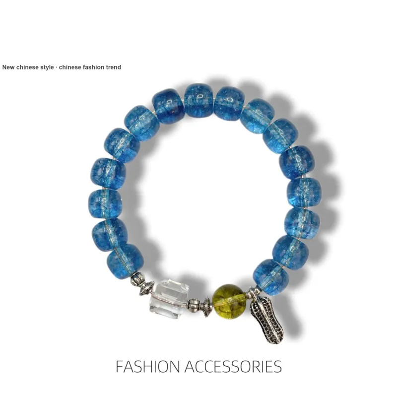 Long Fu Czech Beads Bracelets Women's-2