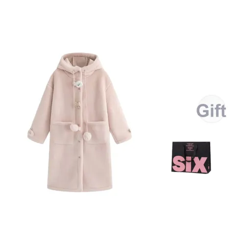 CTRTRC Розовое Женское Пальто