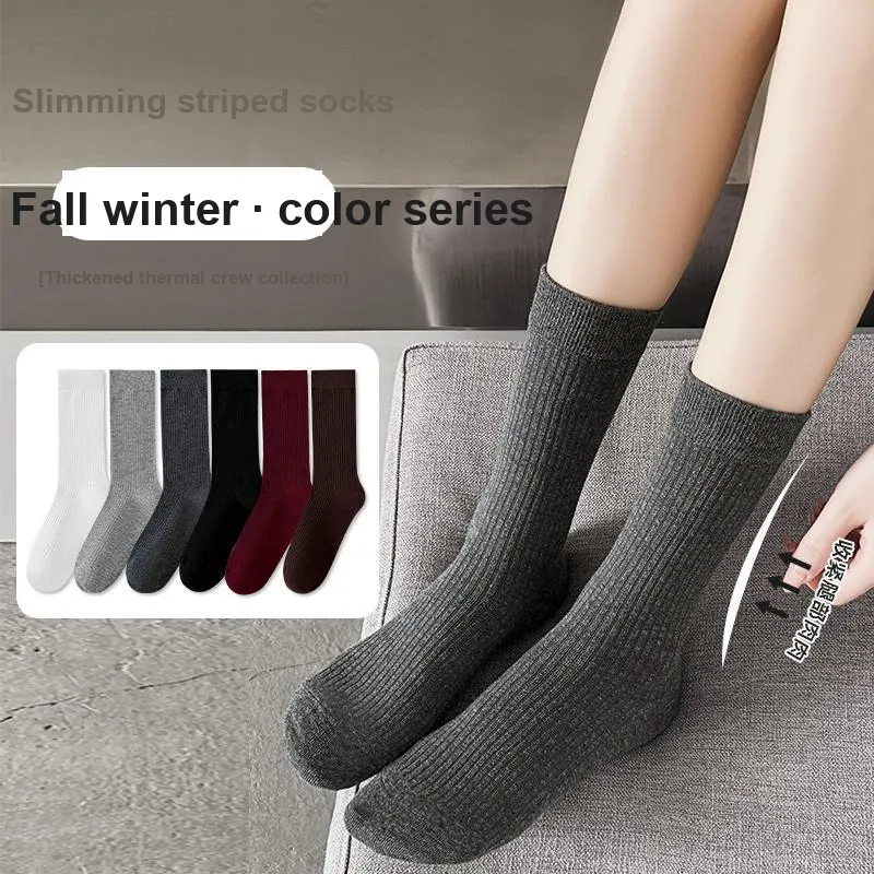 Lan Miao Knee High Socks Women's Combo Set-5