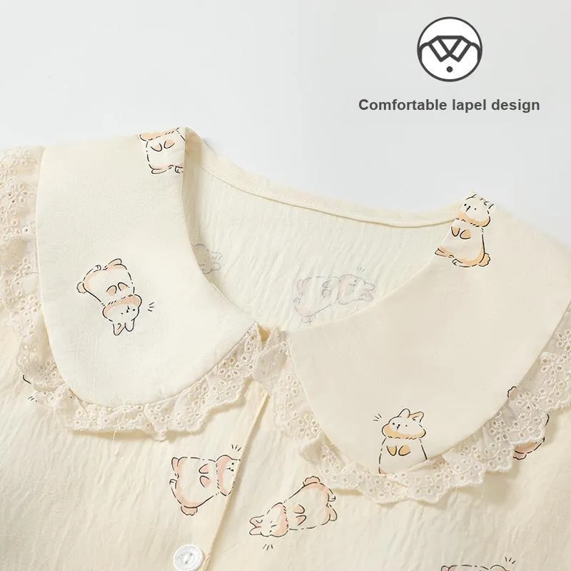 Maultiay Pajama Set Women's White-1