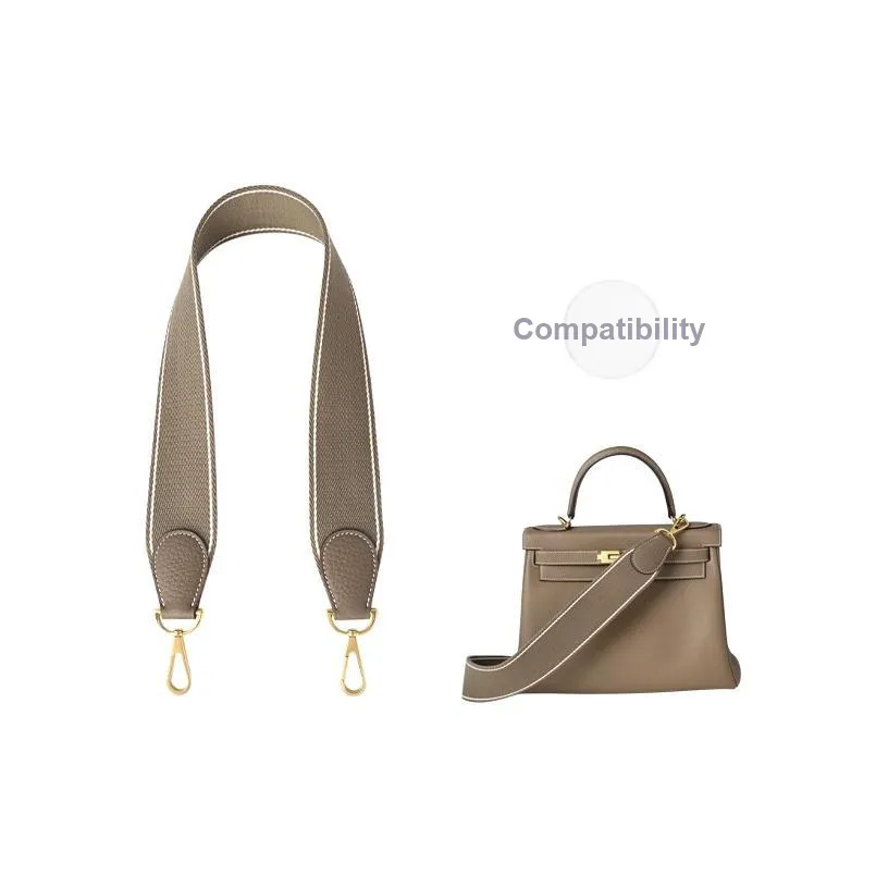 CHENGENG Холст Кожа Taurillon Clemence Нержавеющая сталь Ремешок Сумка Унисекс Elephants Серый Белый