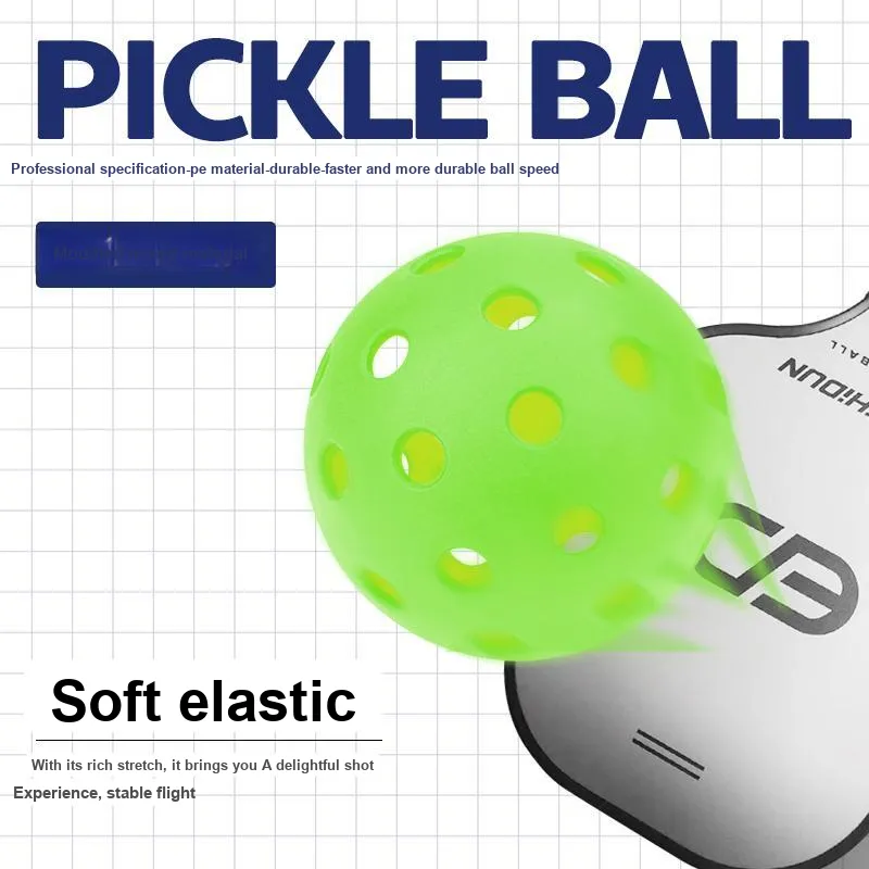 Weston Pickleball Professional Match Indoor Shaped Ball 26 Hole Sports Style Equipment Modified Blended Material Unisex-11