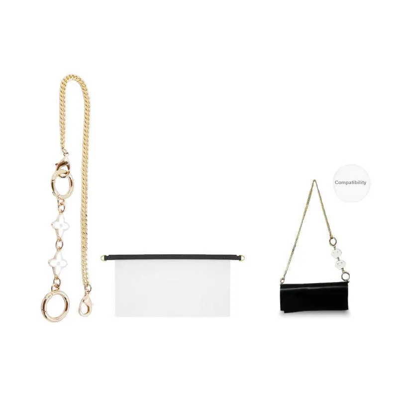 Metal Accessories, Crossbody Bag, Shoulder Strap Bag, Strap Bag, Accessory Women's White-11