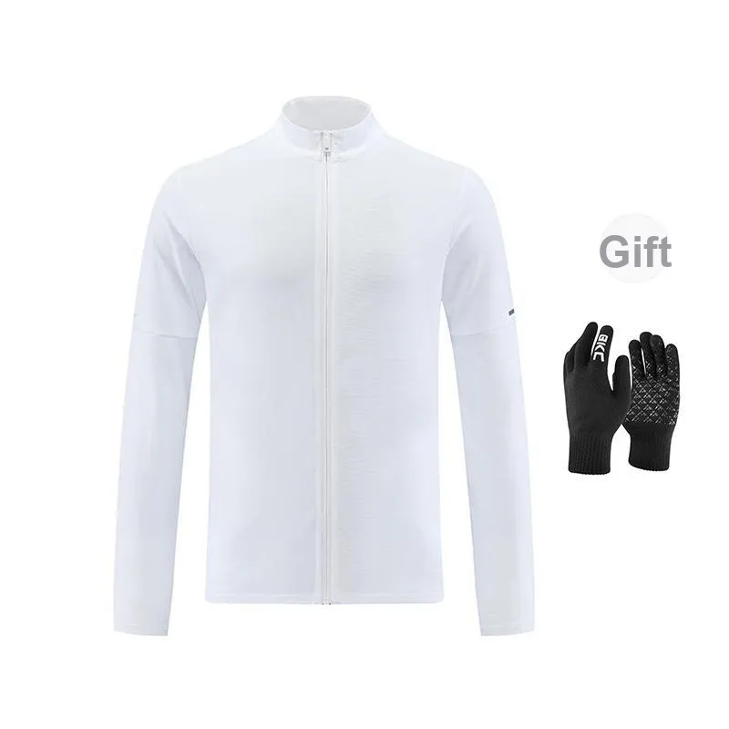 BKCXZICE Thin Fitness Long Sleeved Zip Closure Cardigan Stand Collar Outdoor T Shirt Men's