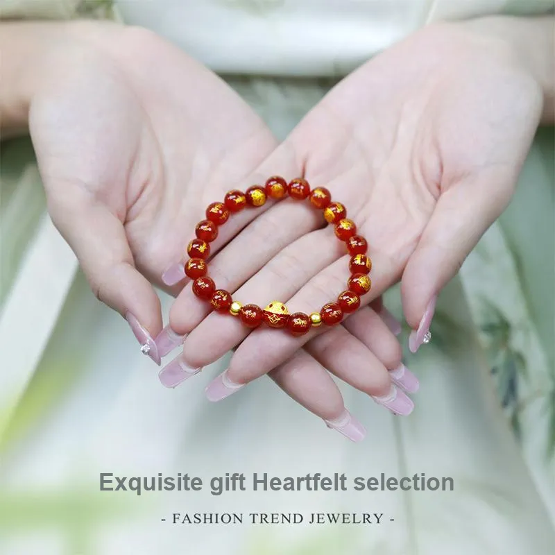 Love Agate Jade Bracelets Women's-3