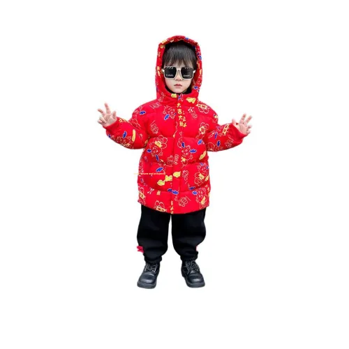 Lanza Хлопковый пуховик Красный для детей 3-7 лет