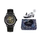 Black Dial Gold Hands