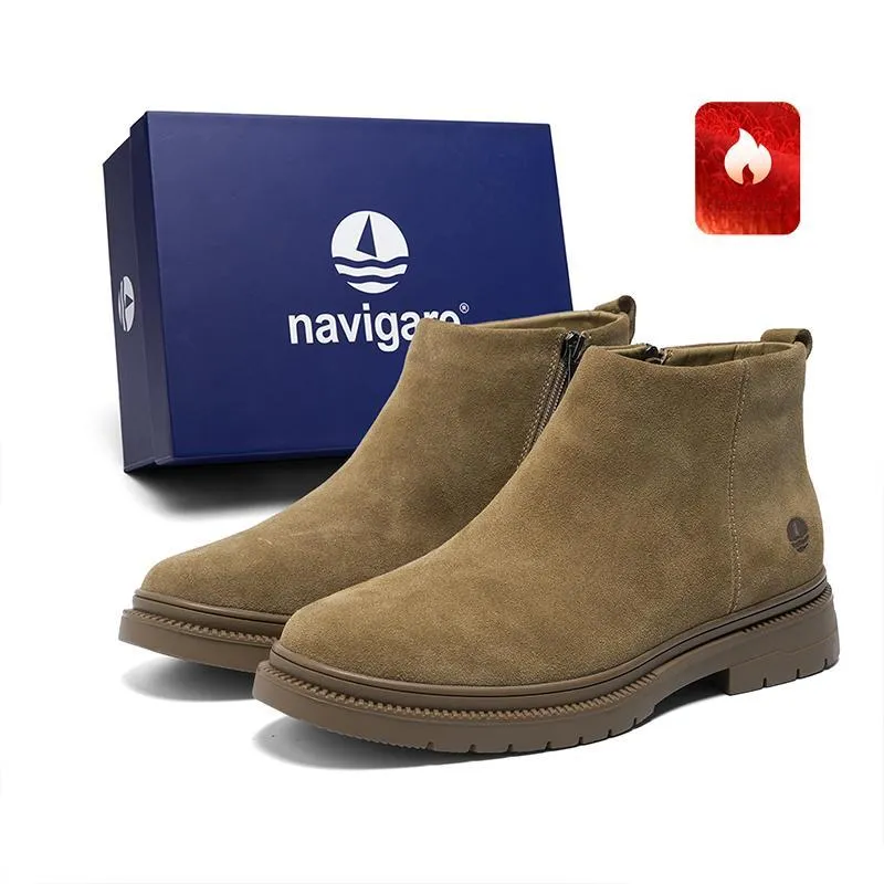 NAVIGARE Ankle Boots Men's Khaki-5