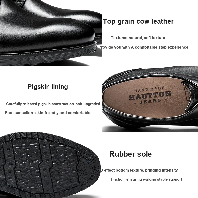 Hautton Jeans Dress Shoes Men's-6