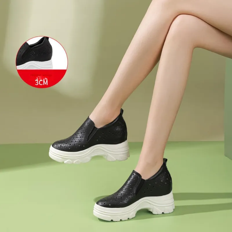 PIERCE GENTRY Casual Single Shoes 5.5cm Women's-4