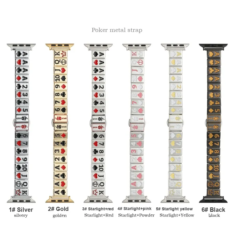 CHRROTA Watch Band Apple Compatibility Metal-13