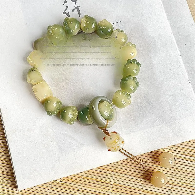 Red All Year Round Bodhi Root Bracelets Unisex-1