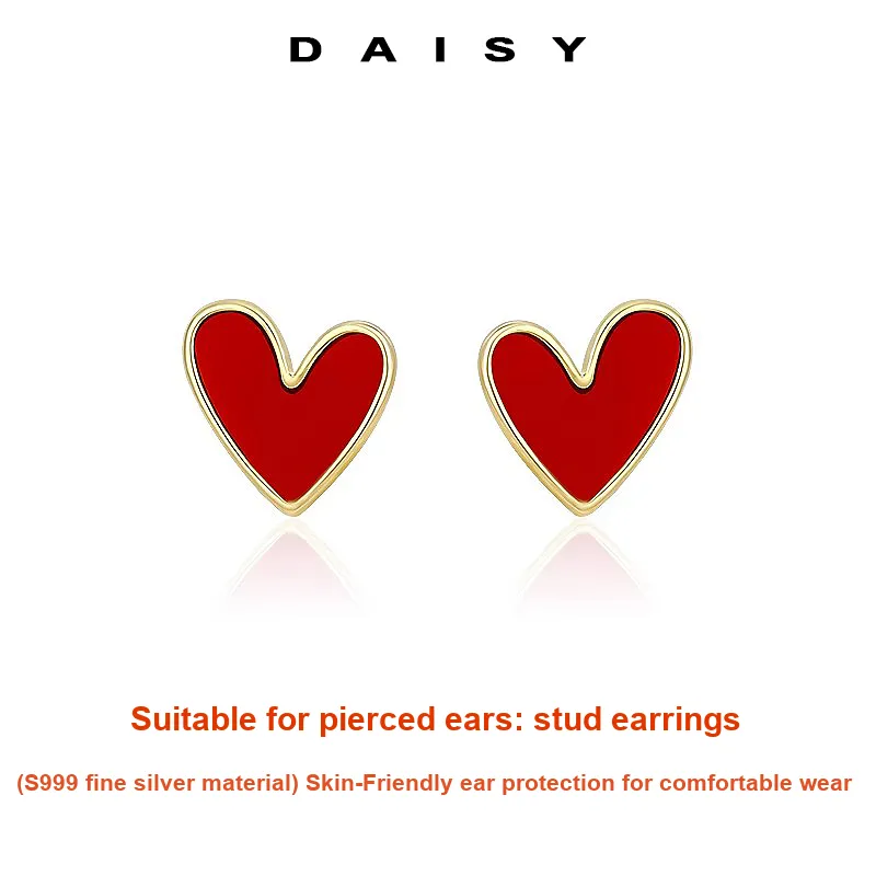 Daisy Dream Full Sterling Silver Stud Earrings Women's-2