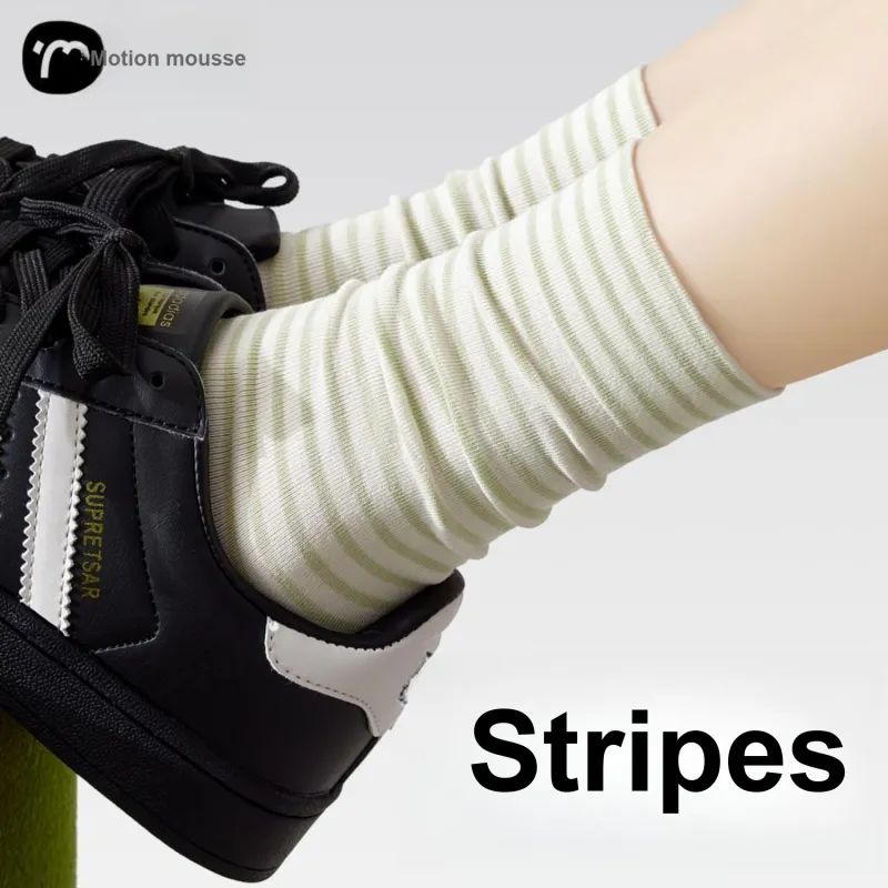 Temooues Knee-High Socks Women's Shopping Bag Combo Set-8