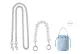 [Clothing Sets]Pure Chain Crossbody 110cm+Pearl Decorative Chain